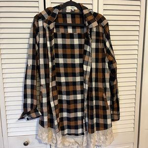 Flannel tunic!